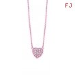 Diamond heart necklace