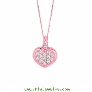 Diamond heart necklace