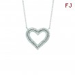 Diamond heart necklace