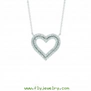 Diamond heart necklace