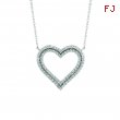 Diamond heart necklace