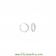 Diamond hoop earrings