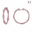 Diamond hoops earrings