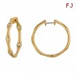 Diamond hoops earrings