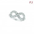 Diamond infinity ring
