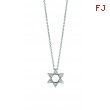 Diamond Jewish Star of David Pendant Necklace