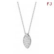 Diamond Marquise shape necklace