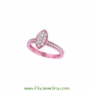 Diamond marquise shape ring