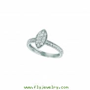 Diamond marquise shape ring