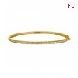 Diamond milgrain bangle