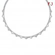 Diamond Necklace, 14K White Gold