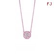 Diamond octagonal shape necklace