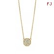 Diamond octagonal shape necklace