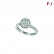 Diamond octagonal shape ring