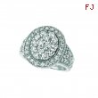 Diamond oval ring