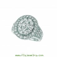 Diamond oval ring