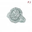 Diamond oval ring