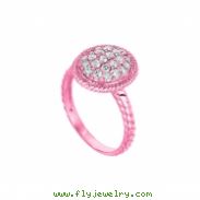Diamond oval ring