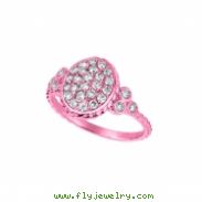 Diamond oval ring