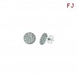 Diamond pave earrings