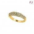 Diamond pave stack ring