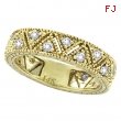 Diamond Ring Band Eternity Yellow Gold