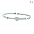 Diamond round bangle