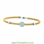 Diamond round bangle