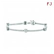 Diamond round bracelet