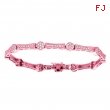 Diamond round bracelet