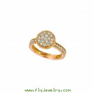 Diamond round ring 