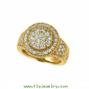Diamond round ring