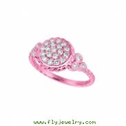 Diamond round ring