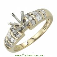 Diamond Semi-Mount Ring