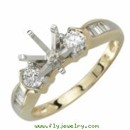 Diamond Semi-Mount Ring