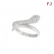 Diamond snake ring