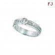 Diamond Solitaire Ring, 14K White Gold