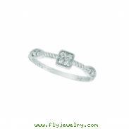 Diamond square & marquise shape ring