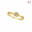 Diamond square & marquise shape ring