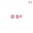 Diamond square earrings