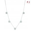 Diamond square necklace