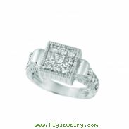 Diamond square ring