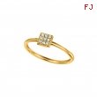 Diamond square ring