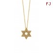 Diamond star necklace