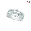 Diamond triangle ring