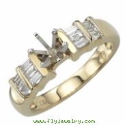 Diamonds Semi-Mount Ring