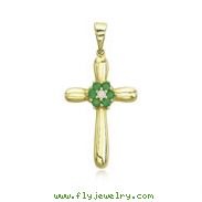 Emerald Diamond Pendant