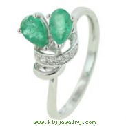 Emerald Diamond Ring