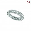 Eternity diamond pave set ring