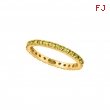 Eternity yellow diamond band